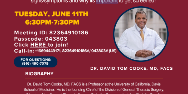 Lung Cancer 101: Join us June 11the via zoom