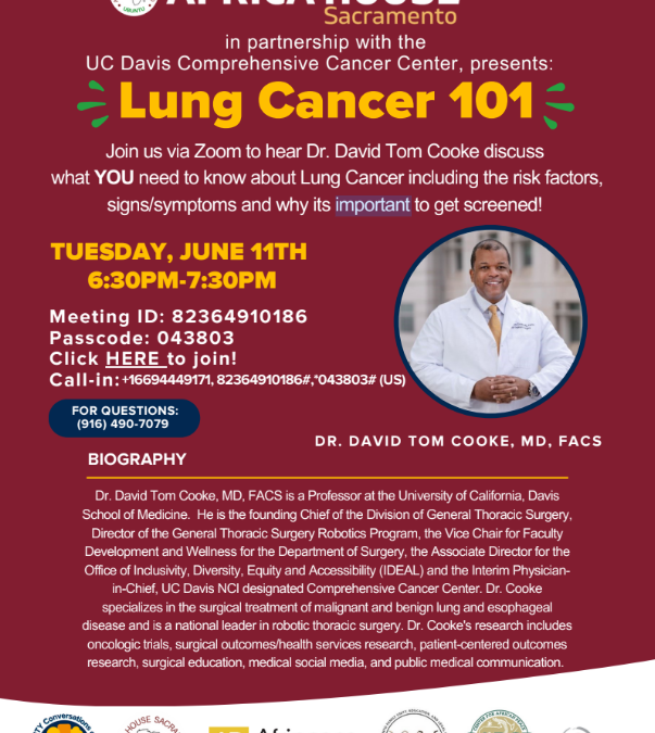 Lung Cancer 101: Join us June 11the via zoom