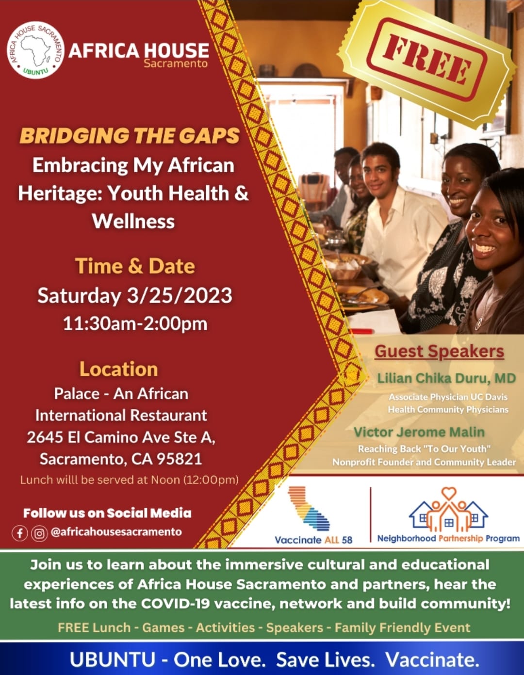 Bridging the Gap flyer, March 25, 2023