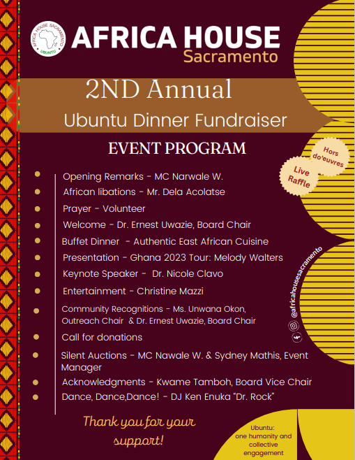 2nd Annual Ubuntu Fundraiser Program