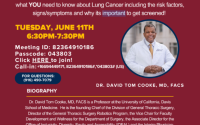 Lung Cancer 101: Join us June 11the via zoom